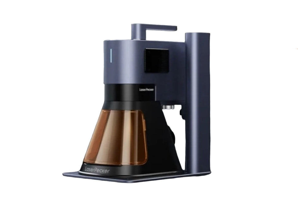 LaserPecker LP5 - Industry's smallest 2-in-1 laser engraver with 20W fiber and 20W diode laser
