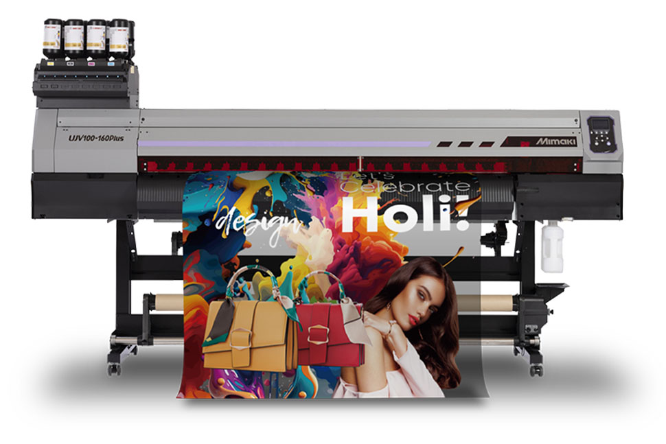 MMimaki UJV100-160Plus Roll to Roll UV-LED Inkjet Printer