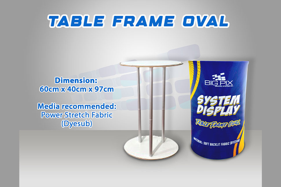 Oval Table Frame