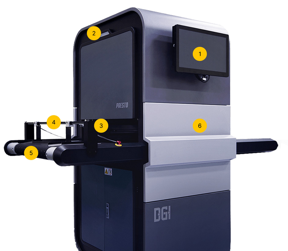 DGI PRESTO Direct to package printer with CMYK full colour