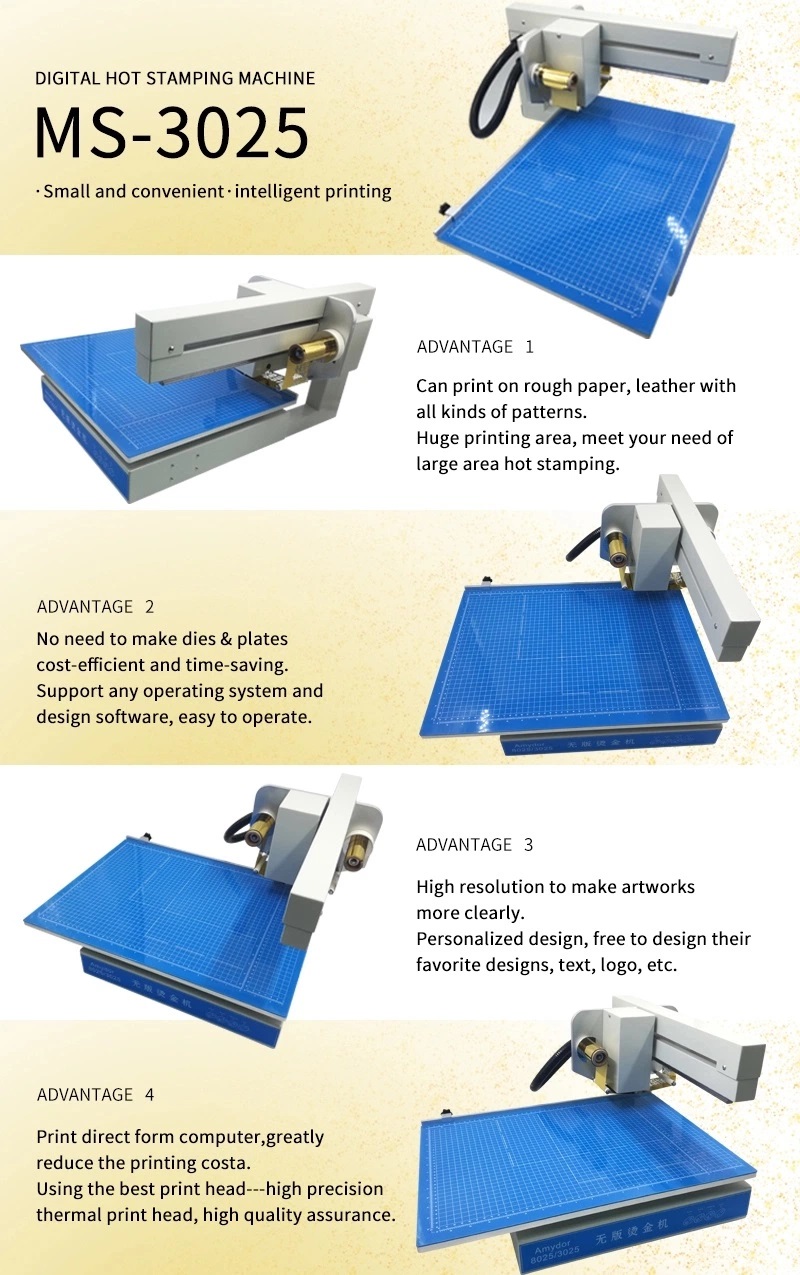 Amydor 3025 Digital Gold Foil Printing Machine